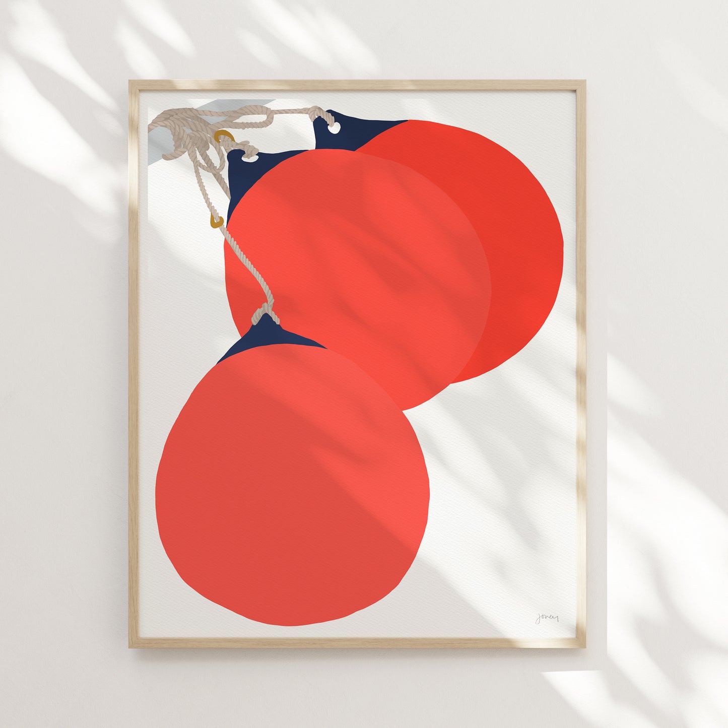 Boat Bumpers Art Print - Unframed or Framed - 240602