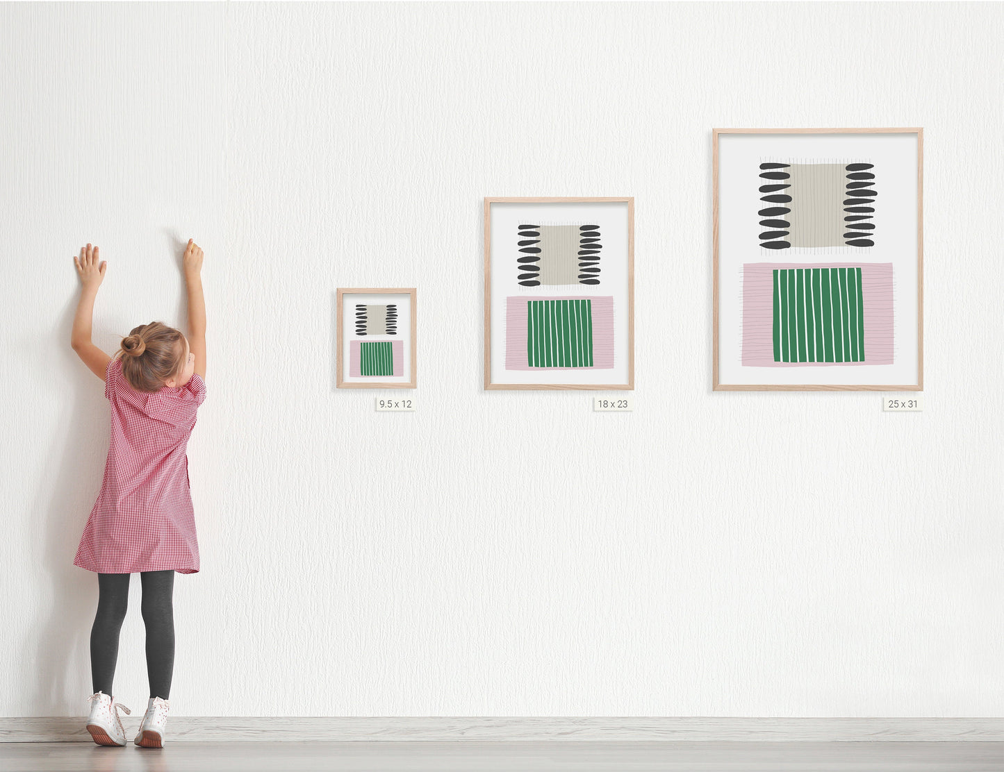 Calming Abstract Art Print - Unframed or Framed - 190716