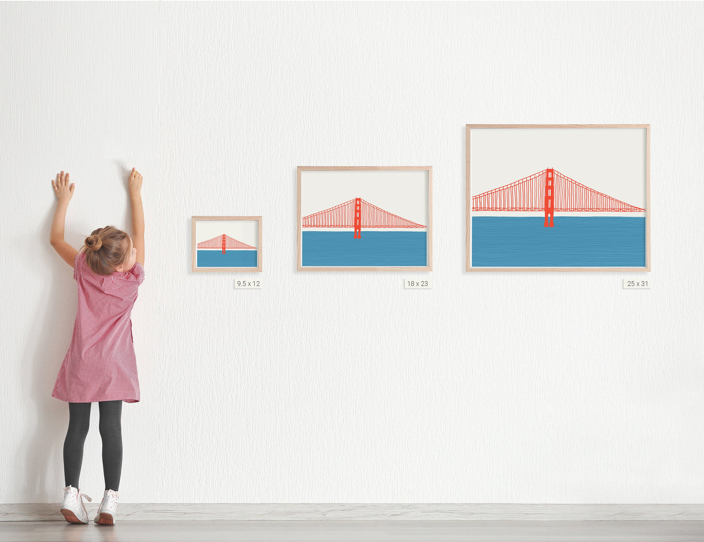 Golden Gate Bridge Art Print - Right - Unframed or Framed - 150325