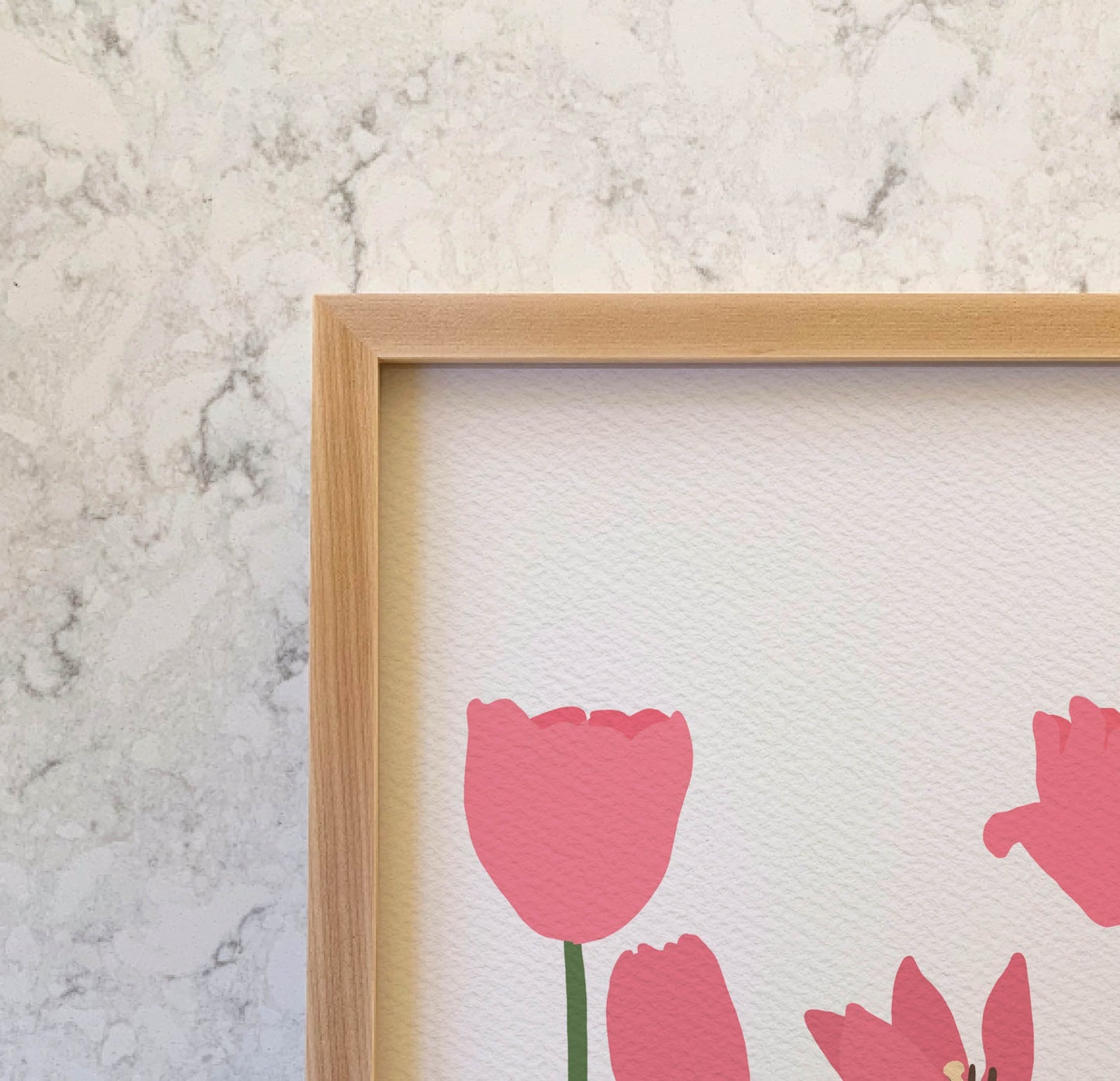 Big Love Tulips Art Print - Unframed or Framed - 240414