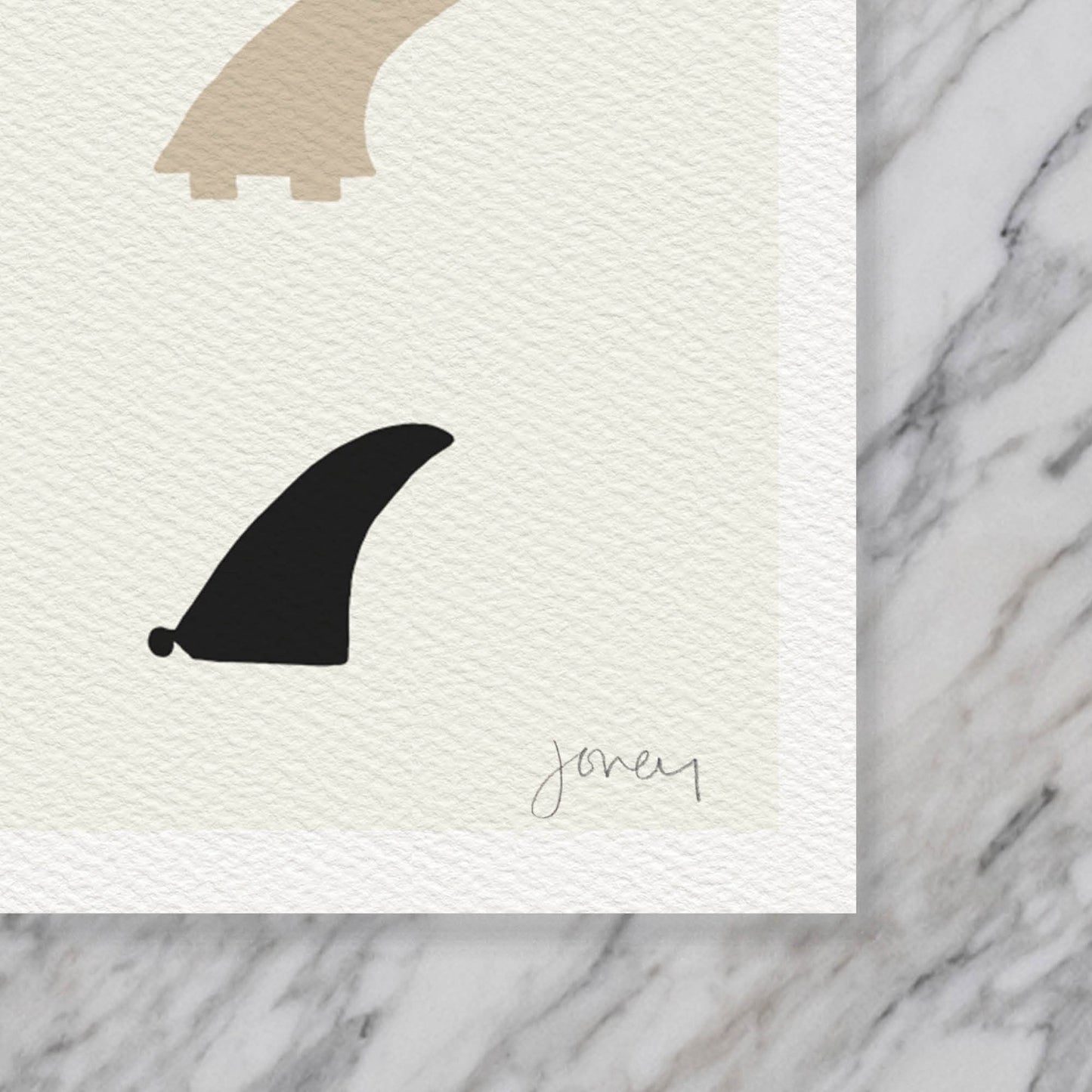 Families of Surfboard Fins Art Print - Unframed or Framed  - 120305