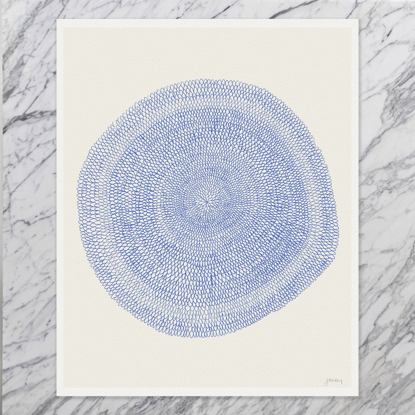 Flower Petal Abstract Art Print - Unframed or Framed - Contemporary Wall Art - 141006