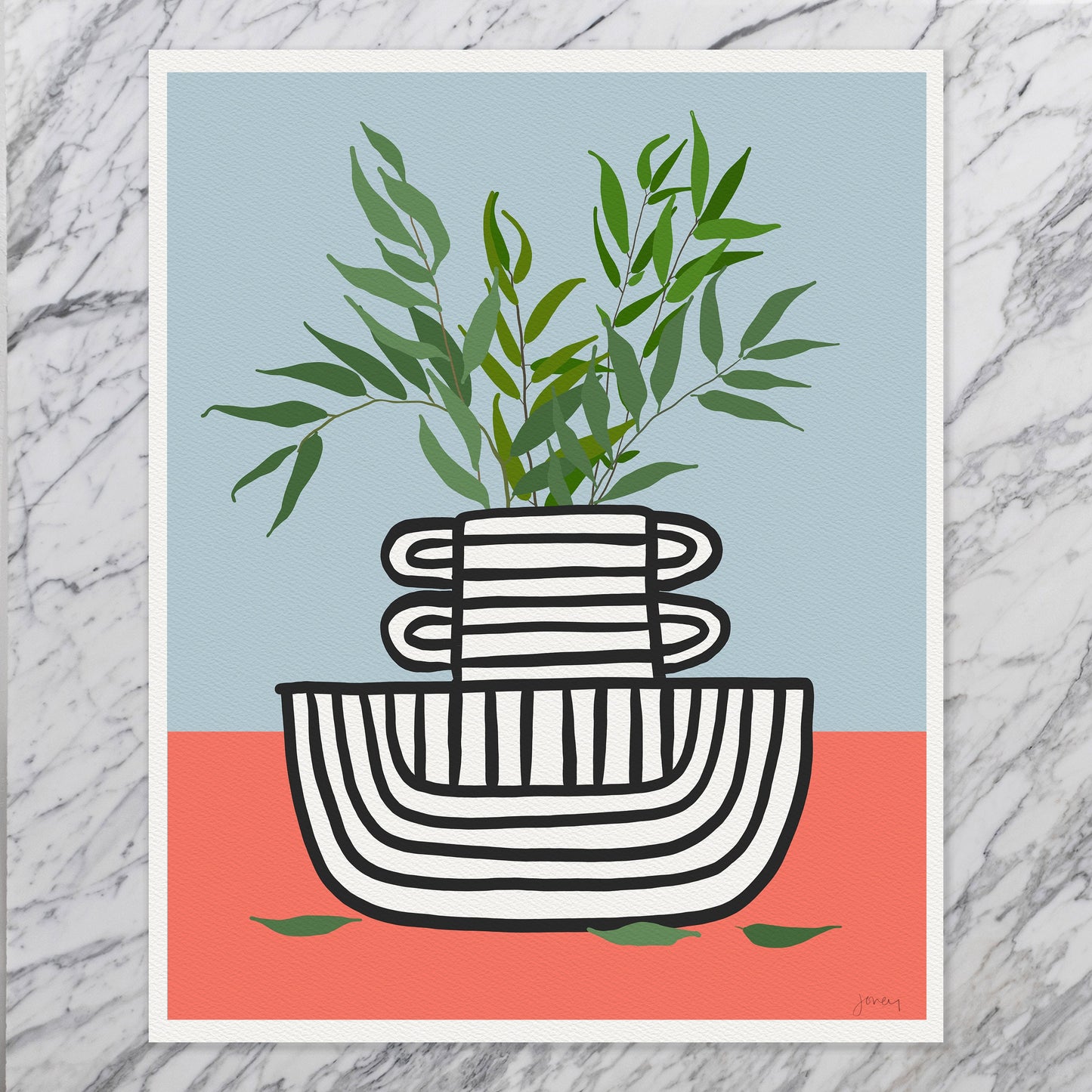 Willow Abstract Still Life Art Print - Unframed or Framed - 210102