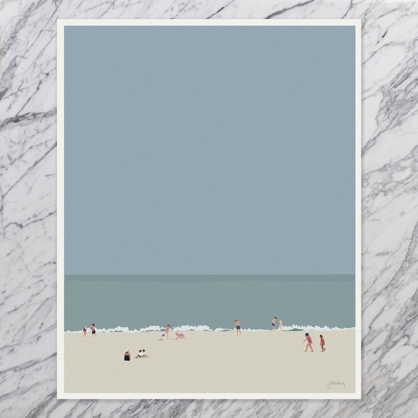 Beach Afternoons Art Print - Unframed or Framed - 230723