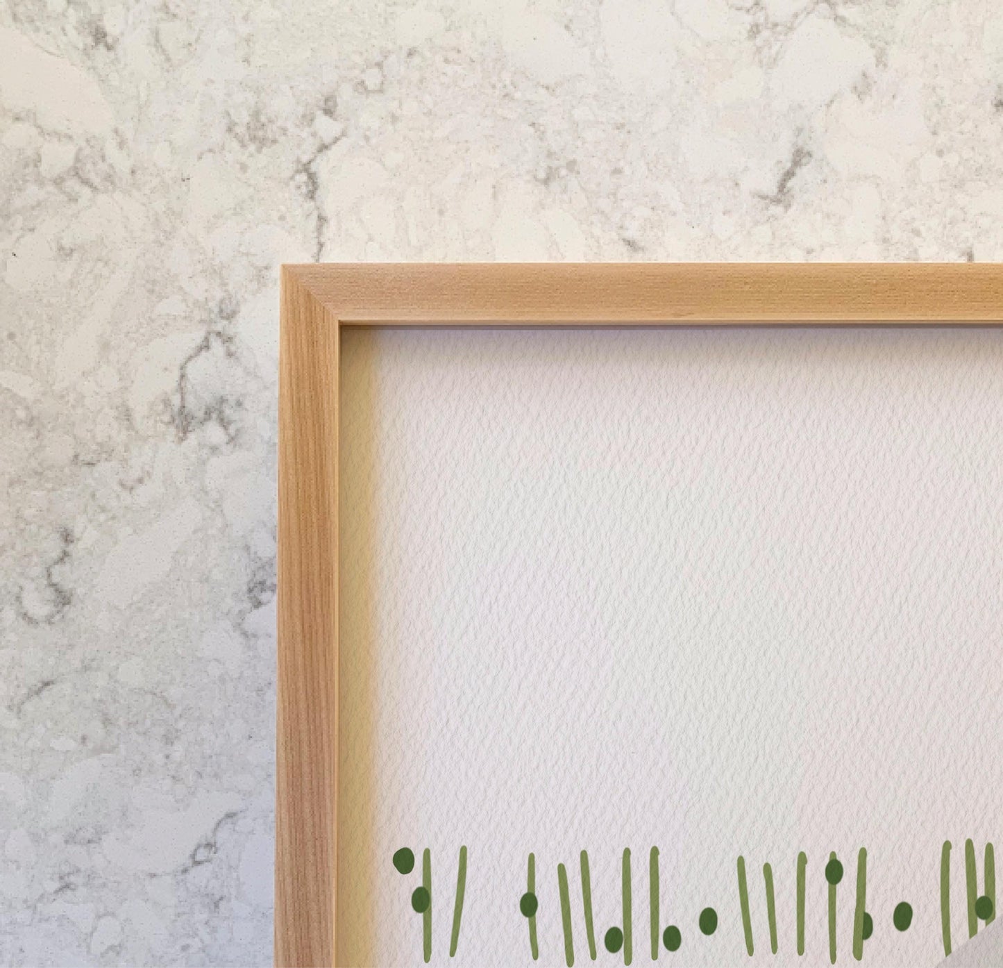 Egret in Shallow Water Art Print - Unframed or Framed - 250416