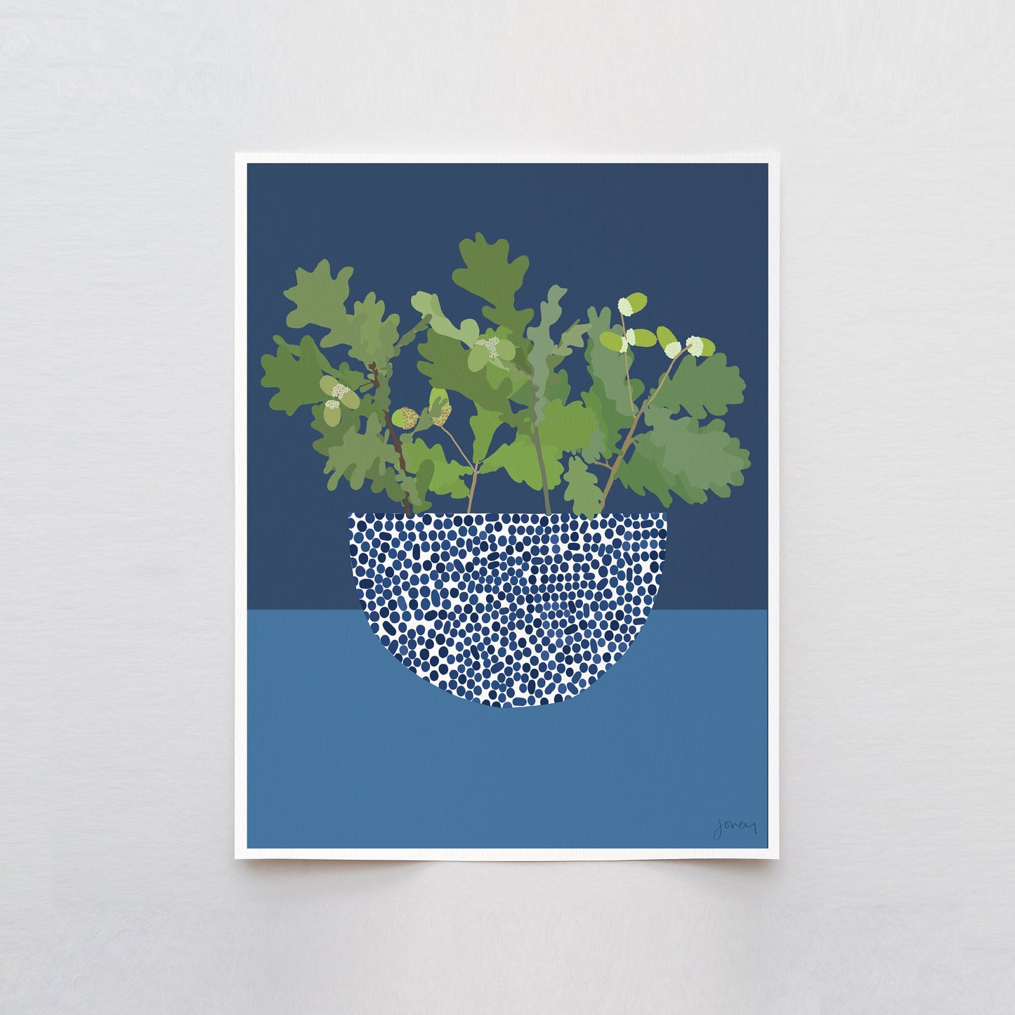 Valley Oak Branches Art Print - Unframed or Framed - 201211