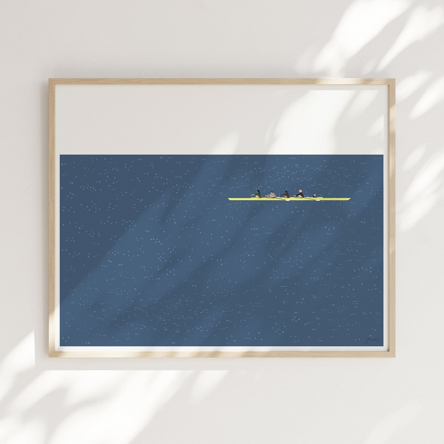 Coxed Four Art Print - Unframed or Framed - 240505