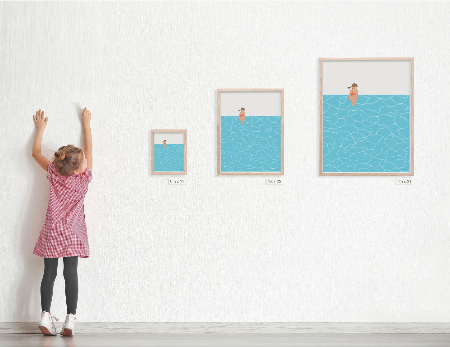 Cannonball Dive Art Print - Unframed or Framed - 240721