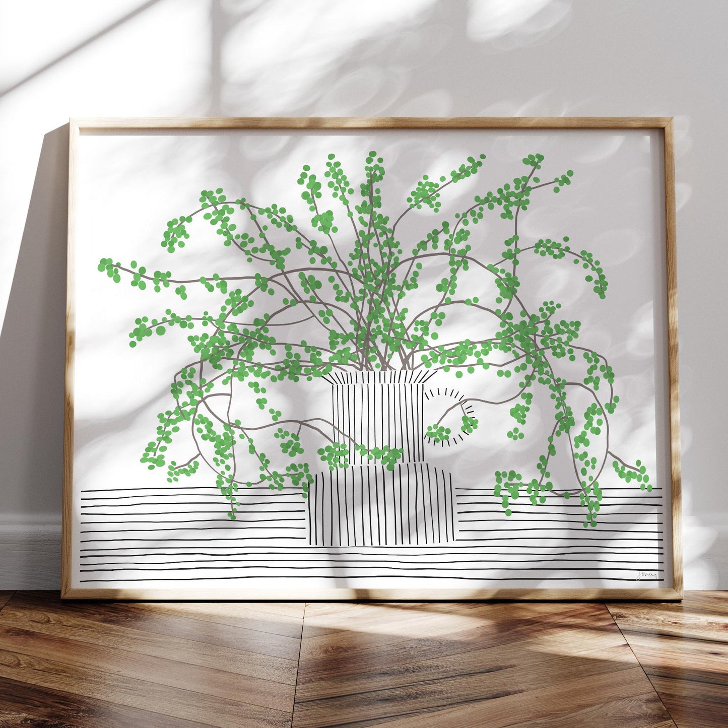 Still Life with Green Berries Art Print - Unframed or Framed - 200809