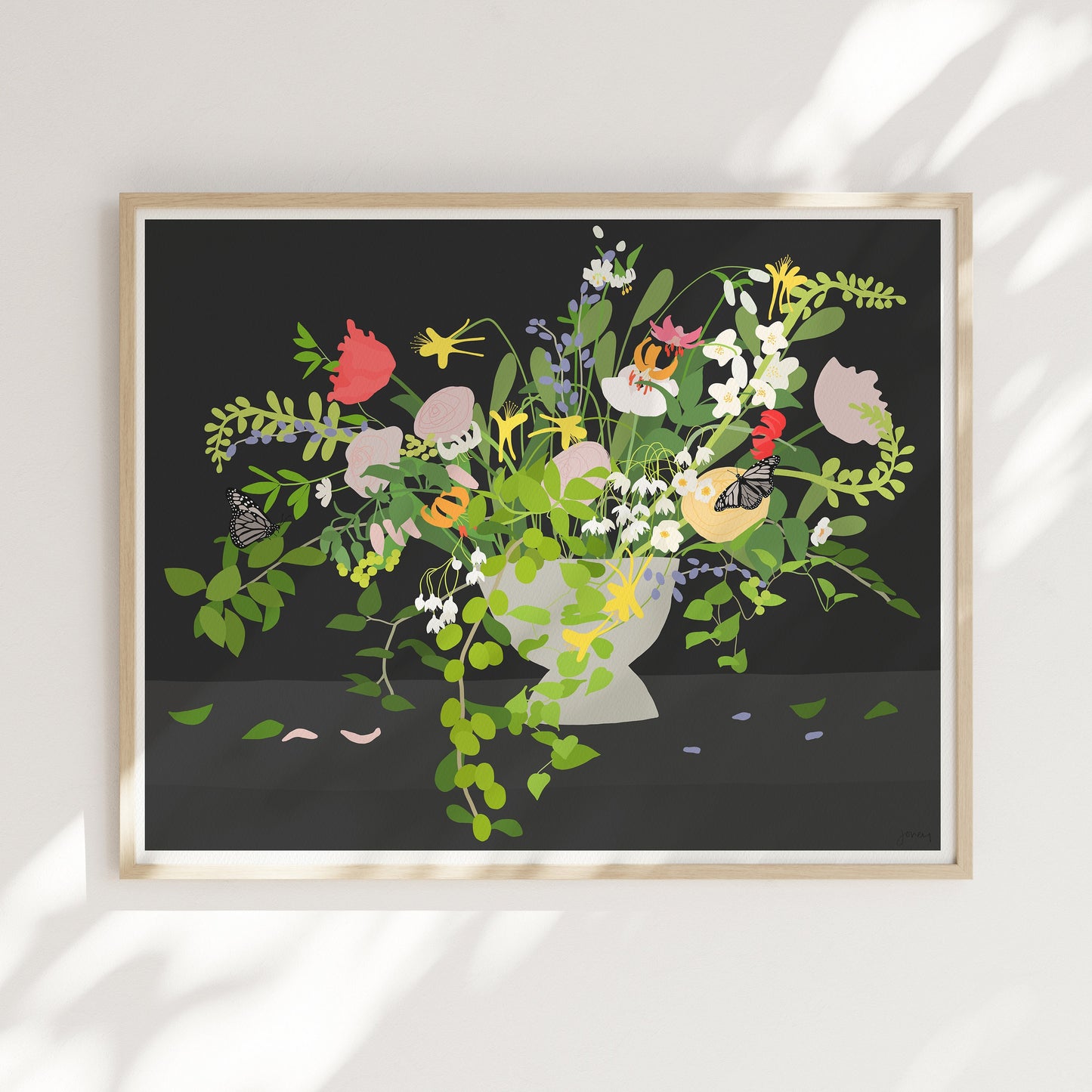 Tulip Abstract Still Life Art Print - Unframed or Framed - 200110