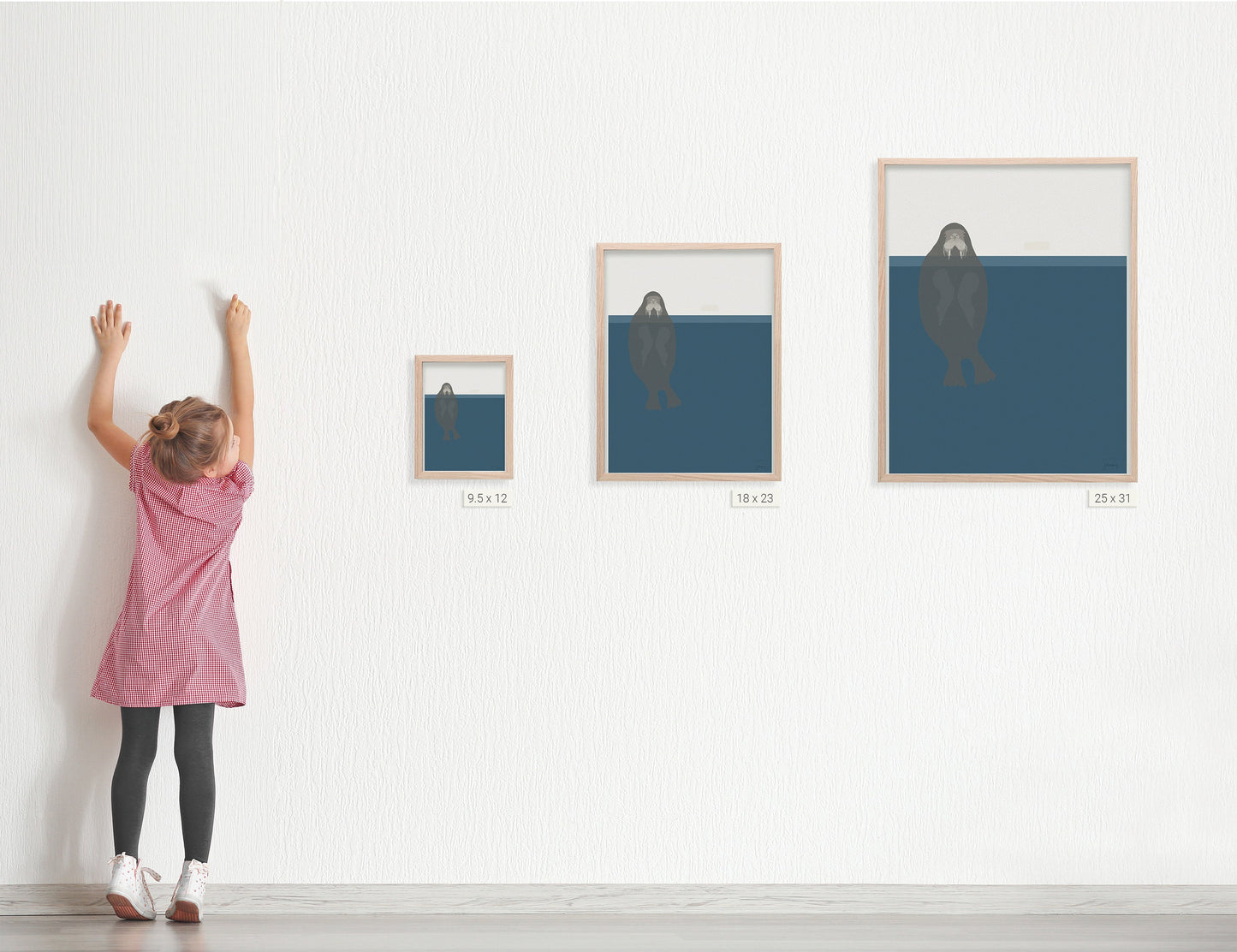 Pacific Walrus Art Print - Unframed or Framed - 170717