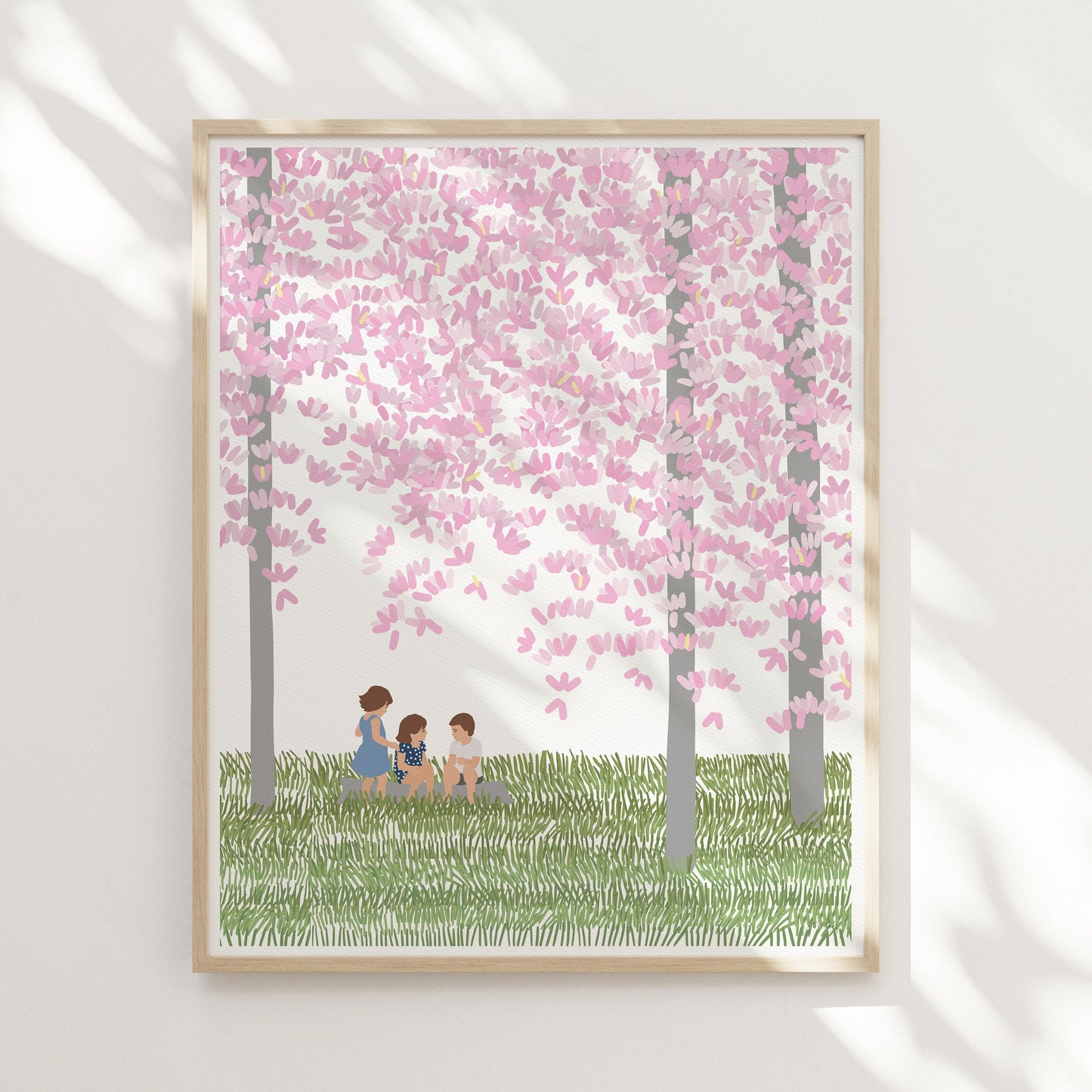 Under a Magnolia Art Print - Unframed or Framed - 230429