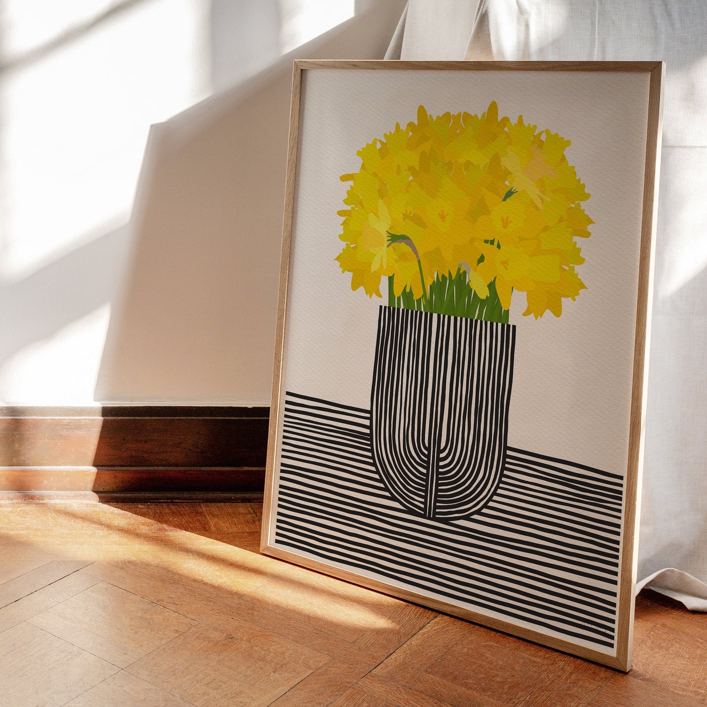 Daffodil Life Art Print - Unframed or Framed - 220205