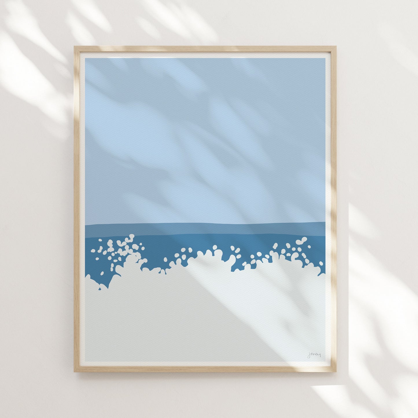 Breaking Waves Art Print - Unframed or Framed - 130507