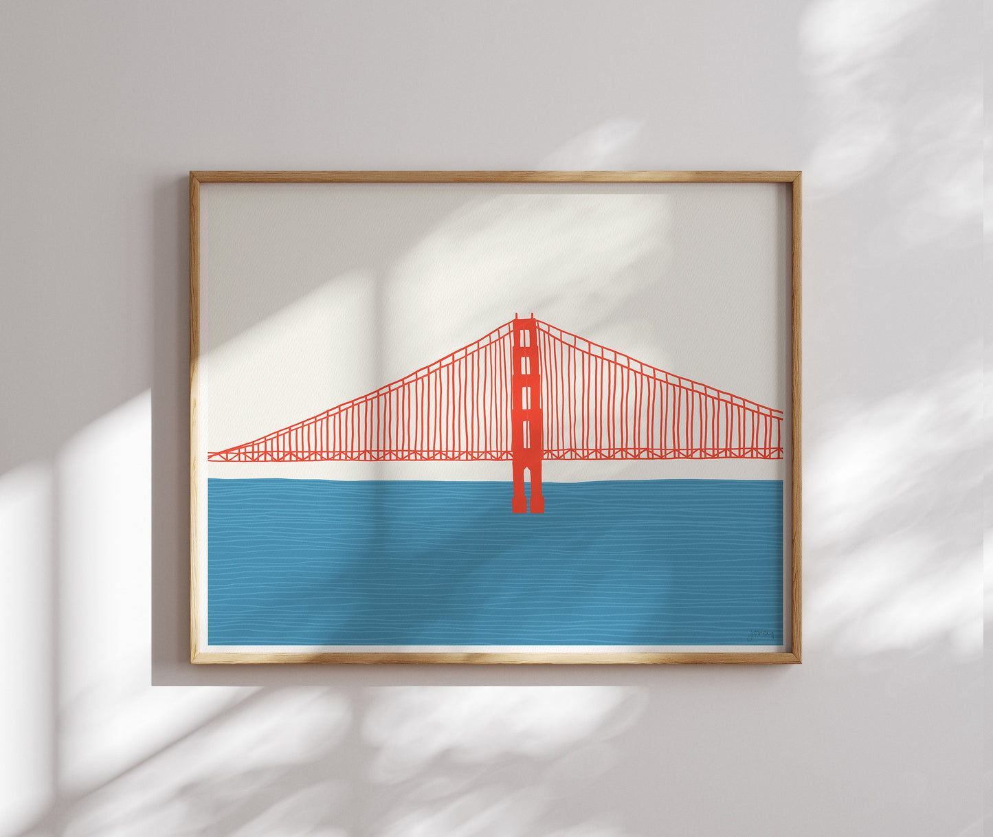 Golden Gate Bridge Art Print - Left - Unframed or Framed - 150323