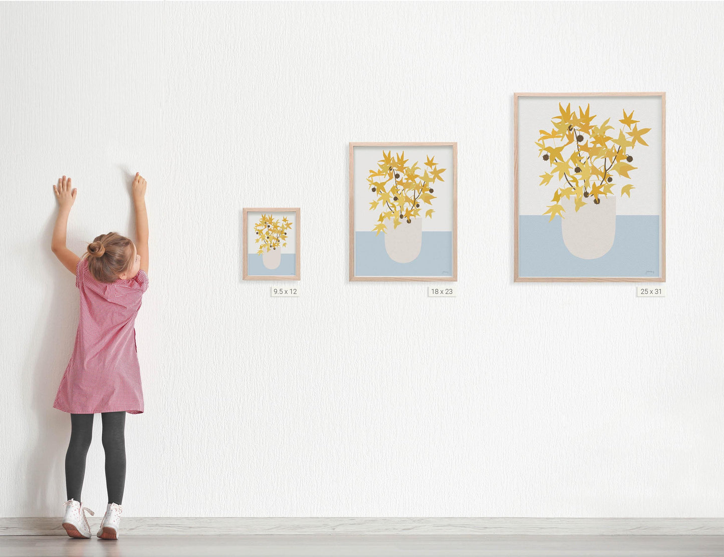 Sweet Gum Pods Abstract Still Life Art Print - Unframed or Framed - 241103