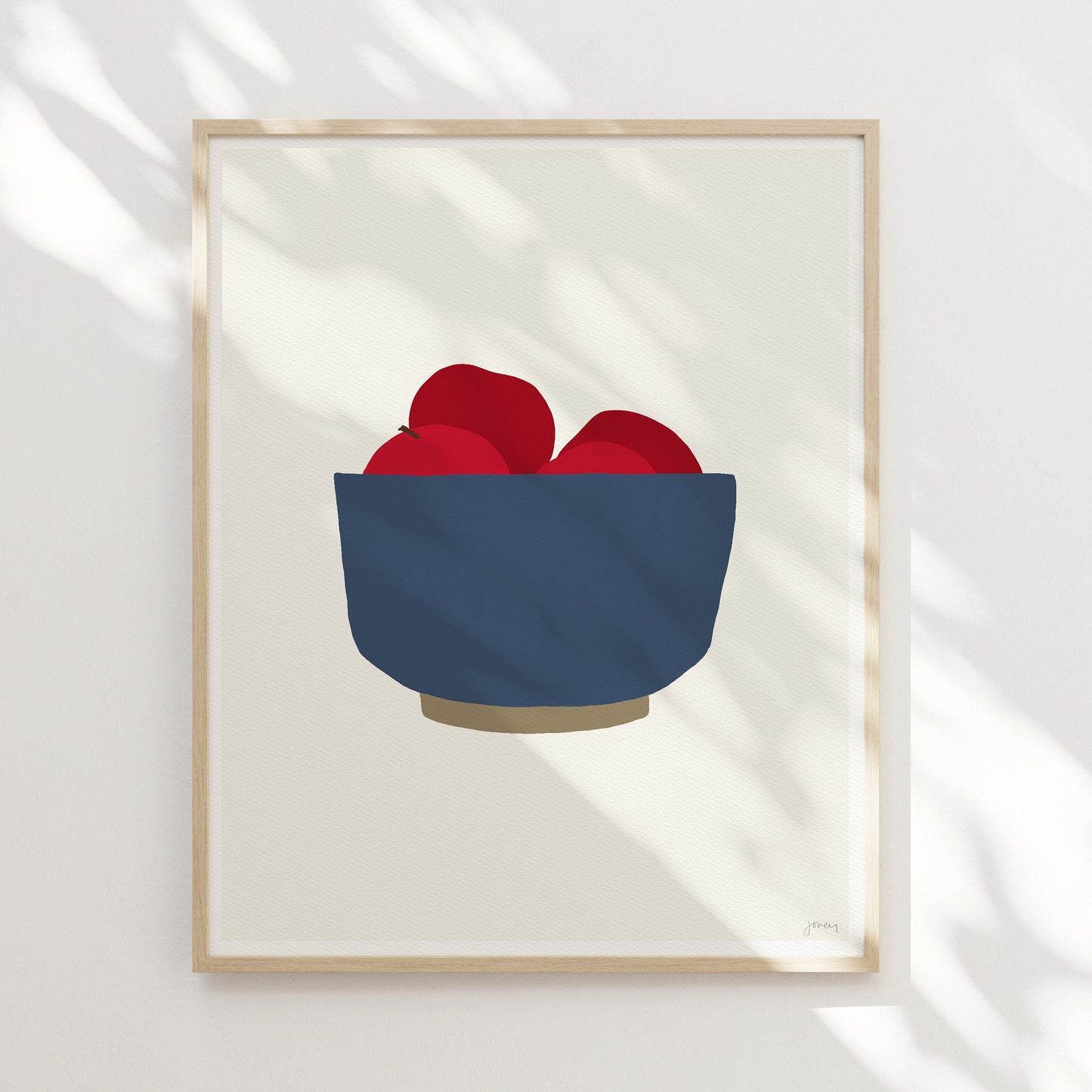 Red Apples Art Print - Unframed or Framed - 121001