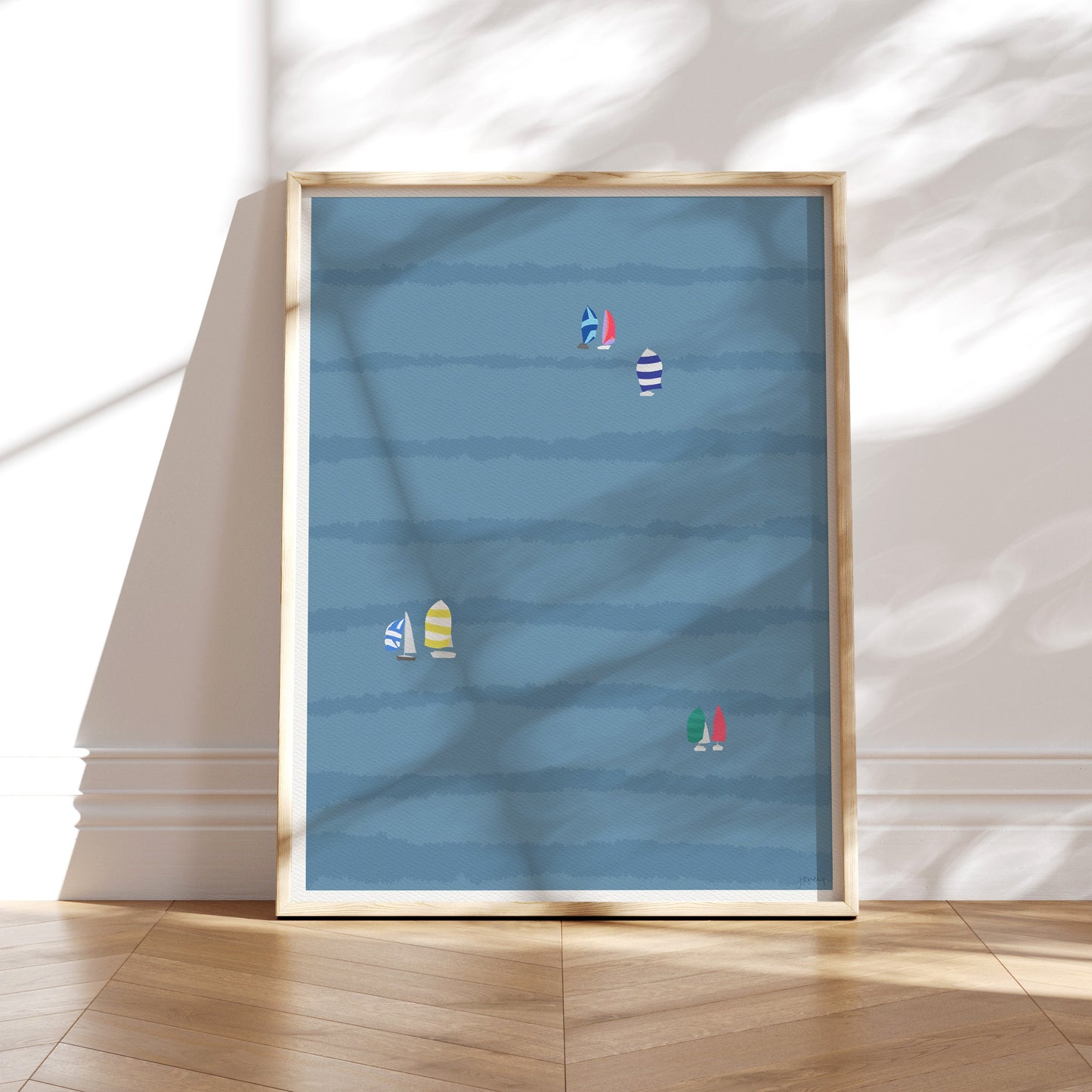 Sailing Spinnakers Art Print - Unframed or Framed - 120710