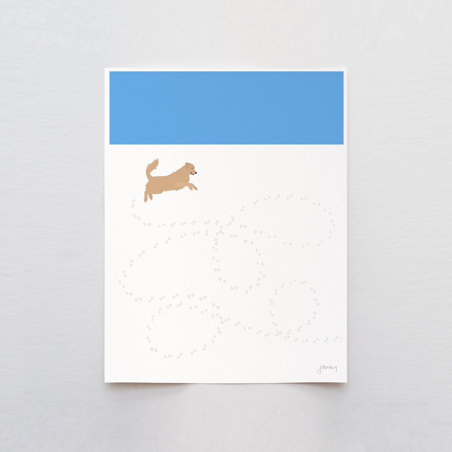 Golden Retriever Art Print - Unframed or Framed - 221224