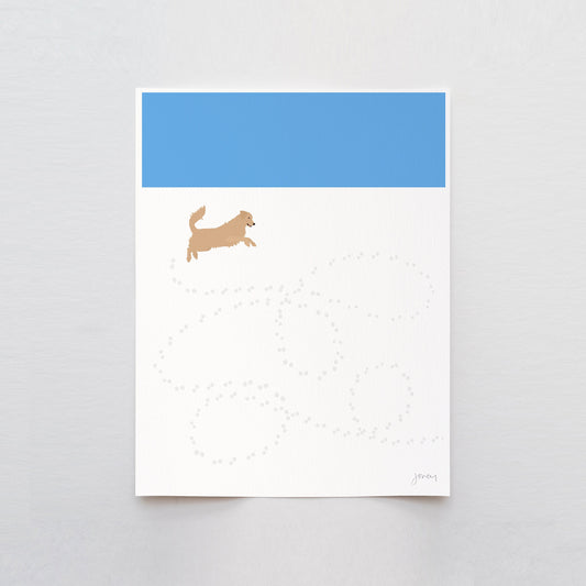 Golden Retriever Art Print - Unframed or Framed - 221224