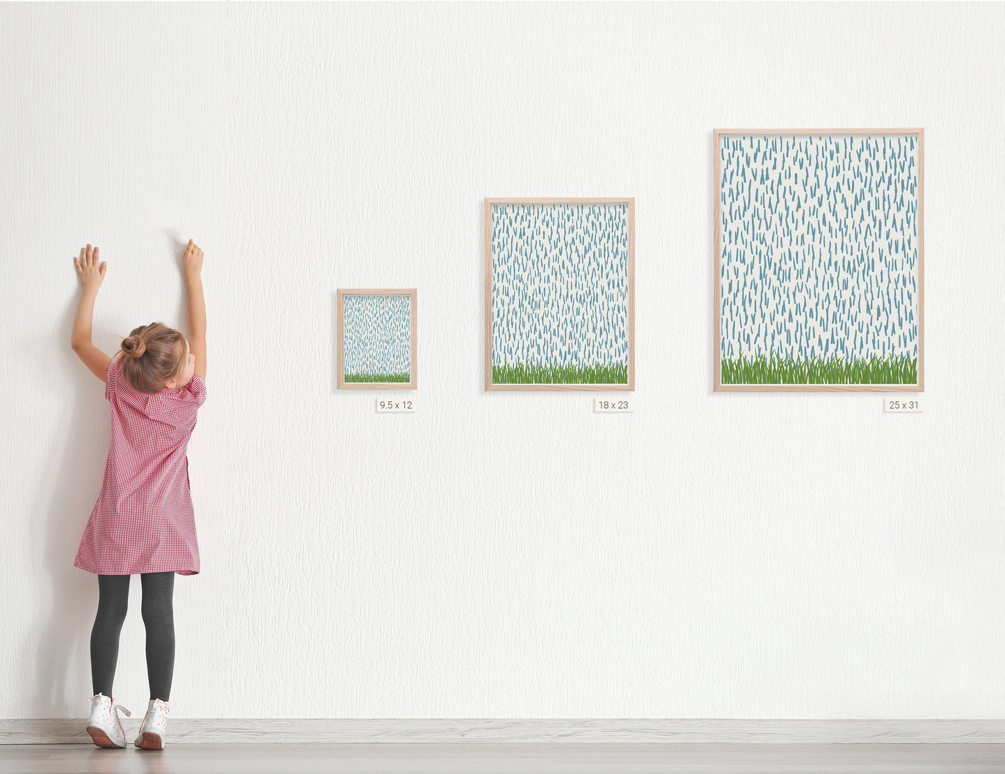 Spring Rain Art Print - Unframed or Framed - 141204