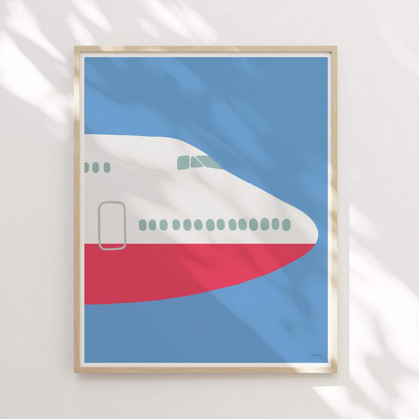 Plane Nose Art Print - Unframed or Framed - 230203