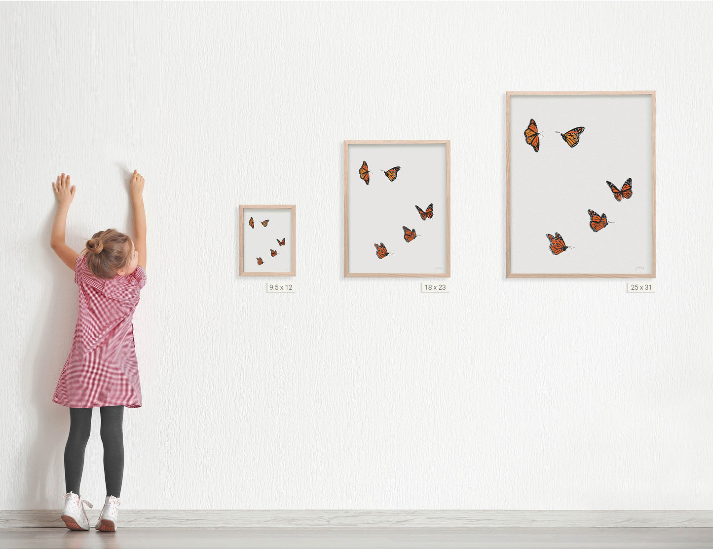 Butterflies Art Print - Unframed or Framed - 240215