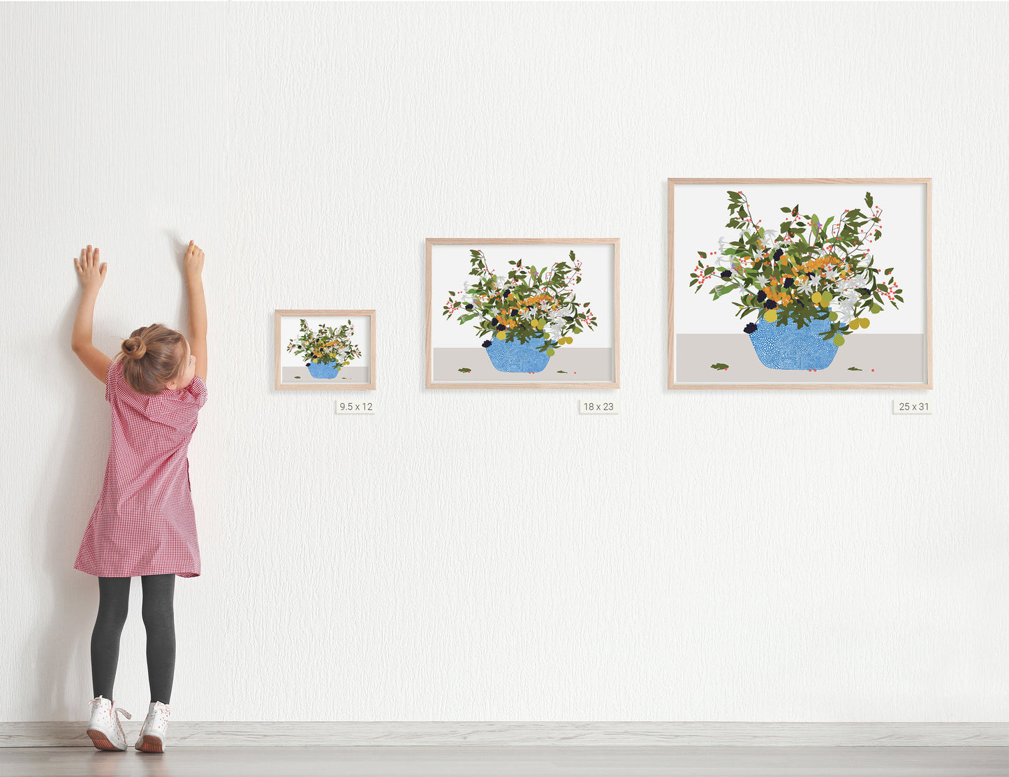 Kumquats Abstract Still Life Art Print - Unframed or Framed - 210309