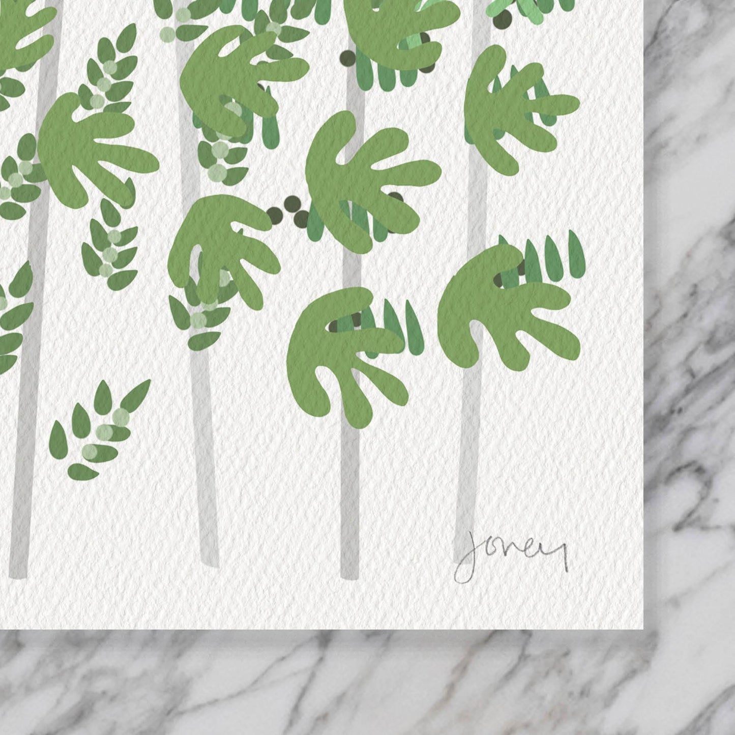 Monkeys in Jungle Art Print - Unframed or Framed - 250228