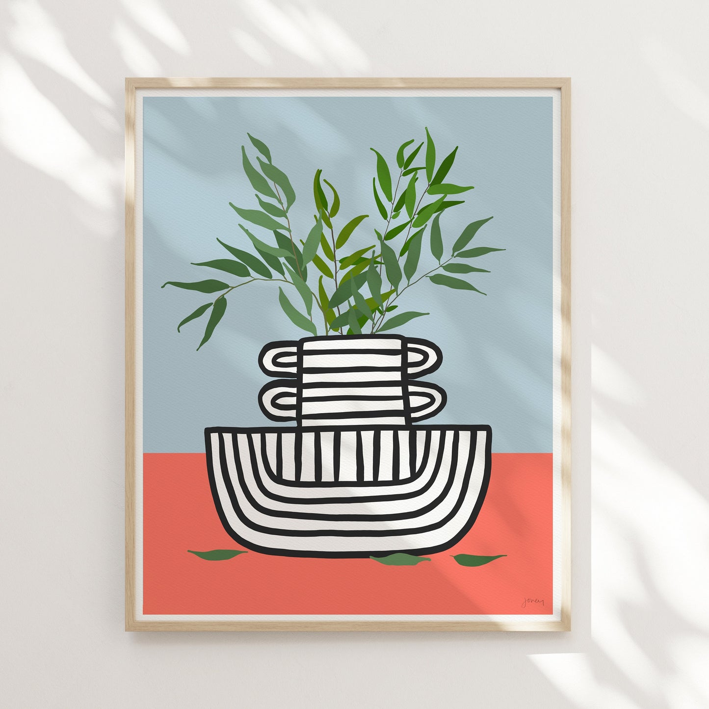 Willow Abstract Still Life Art Print - Unframed or Framed - 210102