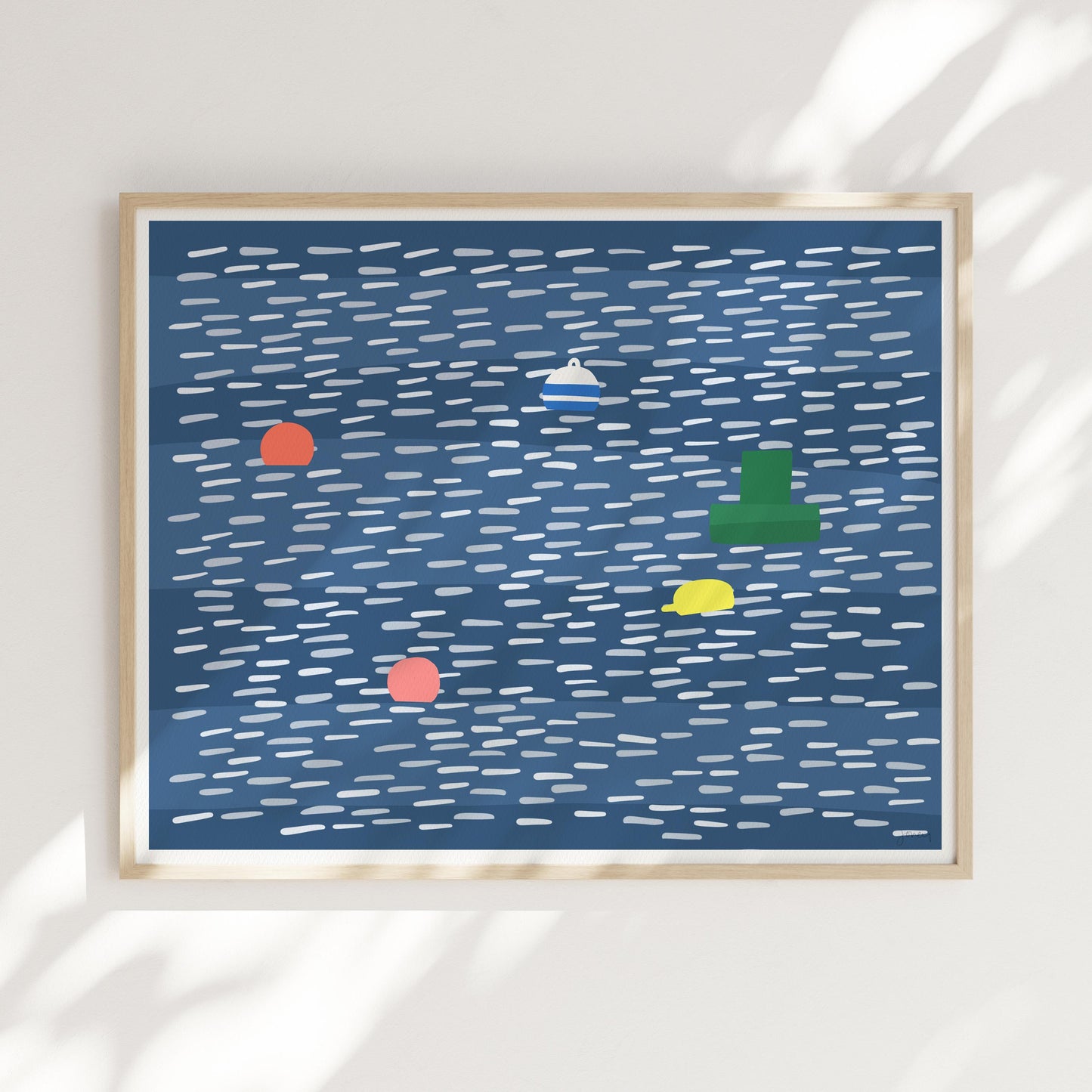 Spring Moorings Art Print - Signed by Jorey Hurley - 260412