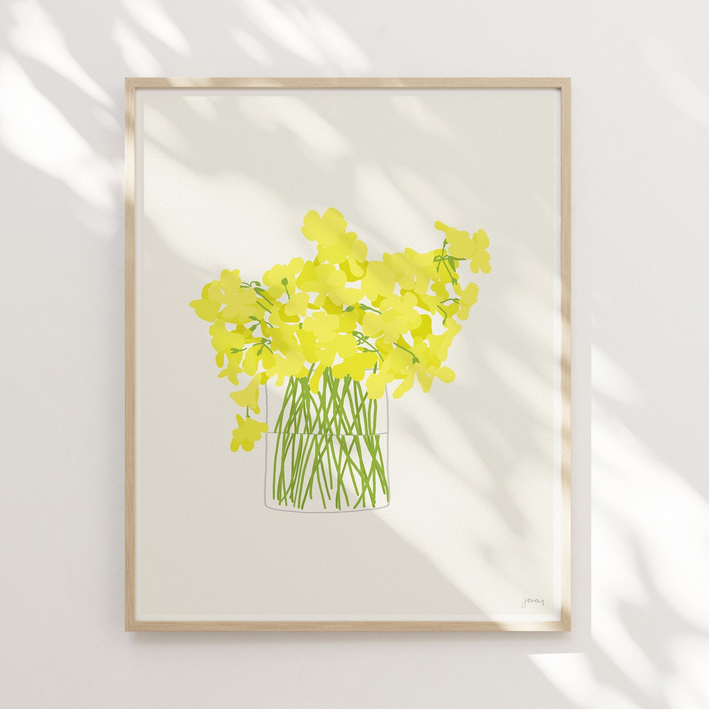 Oxalis Sour Grass Still Life Art Print - Unframed or Framed - 130314