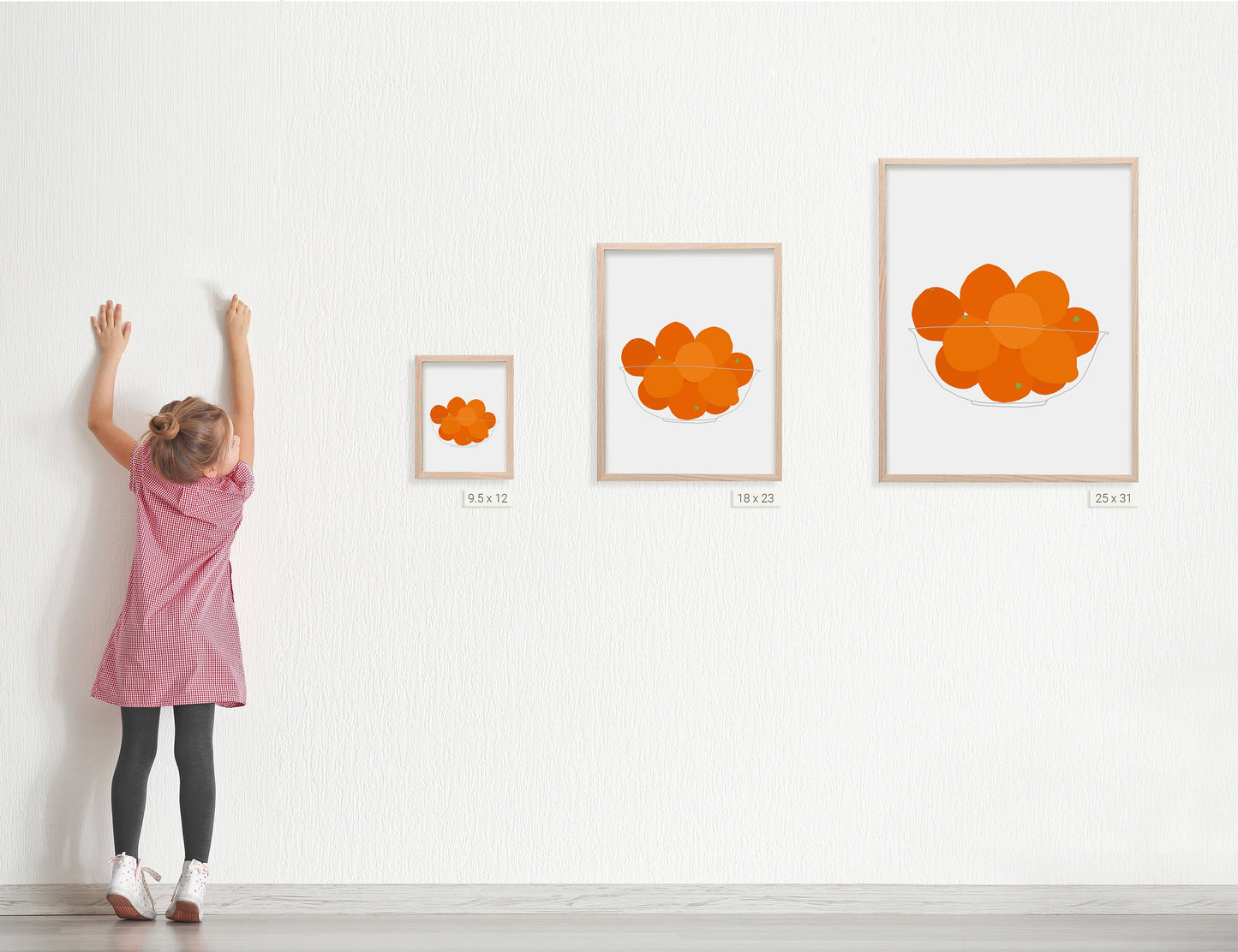 Glass Bowl with Oranges Art Print - Unframed or Framed - 120320