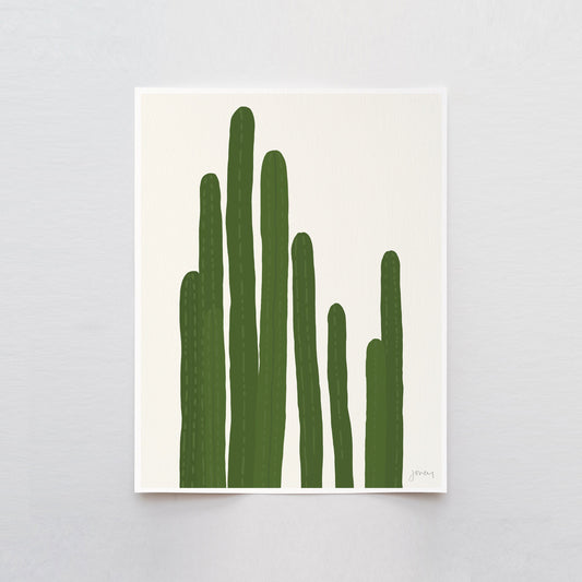 Pipe Cactus Art Pint - Unframed or Framed - 151021