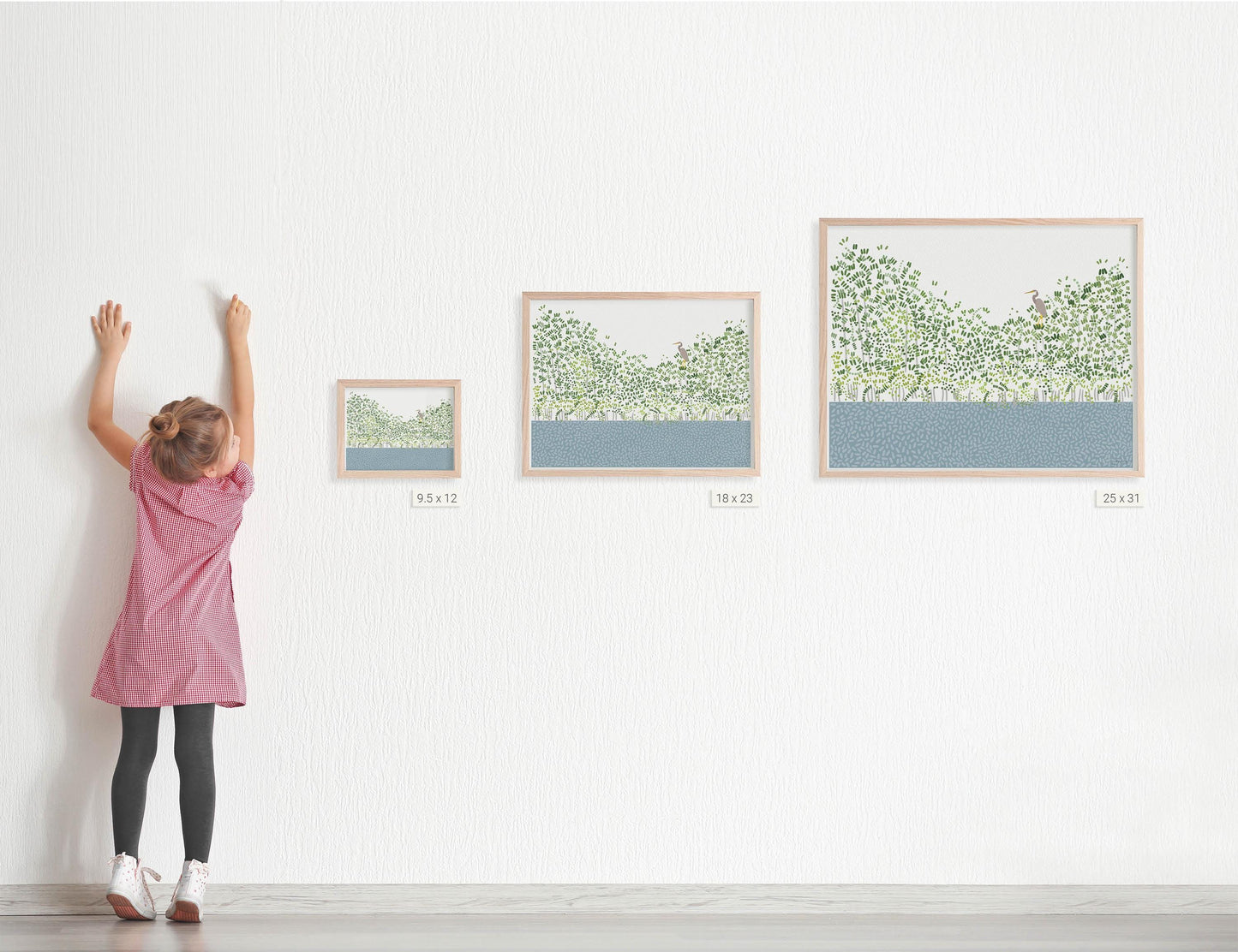 Tricolored Heron in Mangrove Art Print - Unframed or Framed - 241208