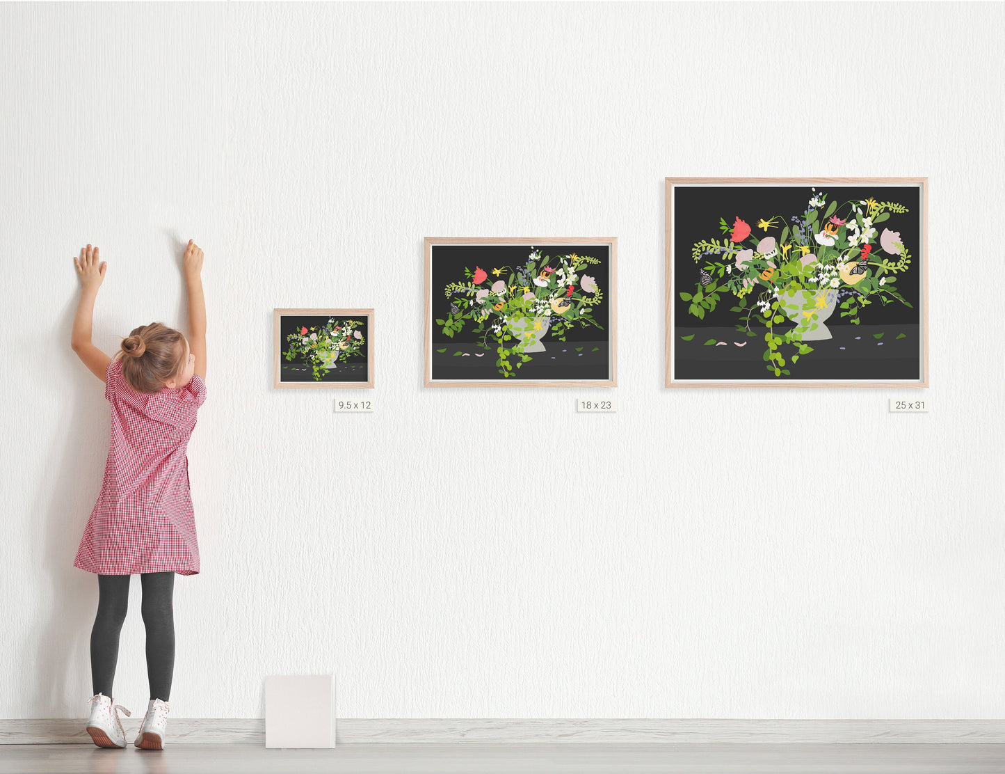 Tulip Abstract Still Life Art Print - Unframed or Framed - 200110