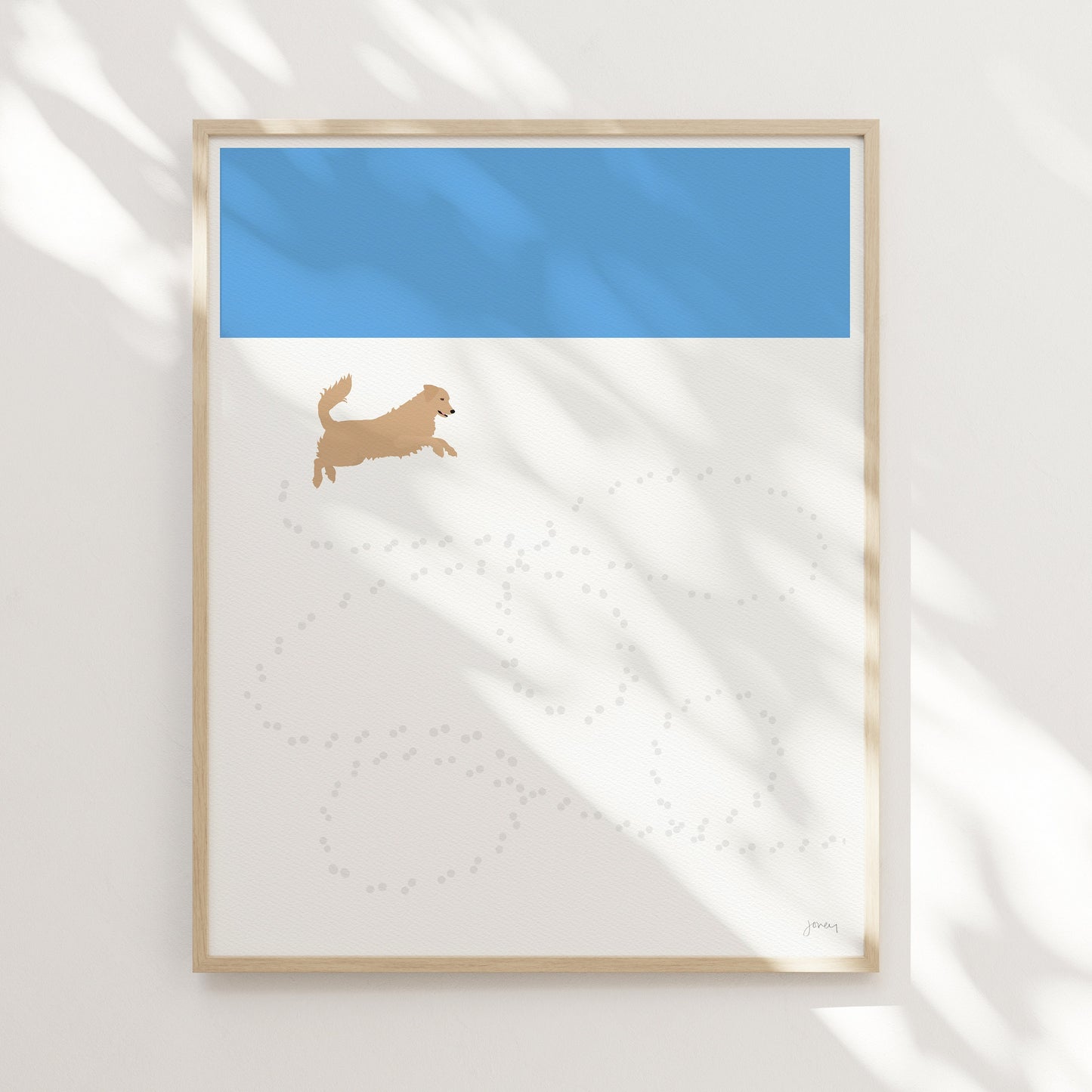 Golden Retriever Art Print - Unframed or Framed - 221224