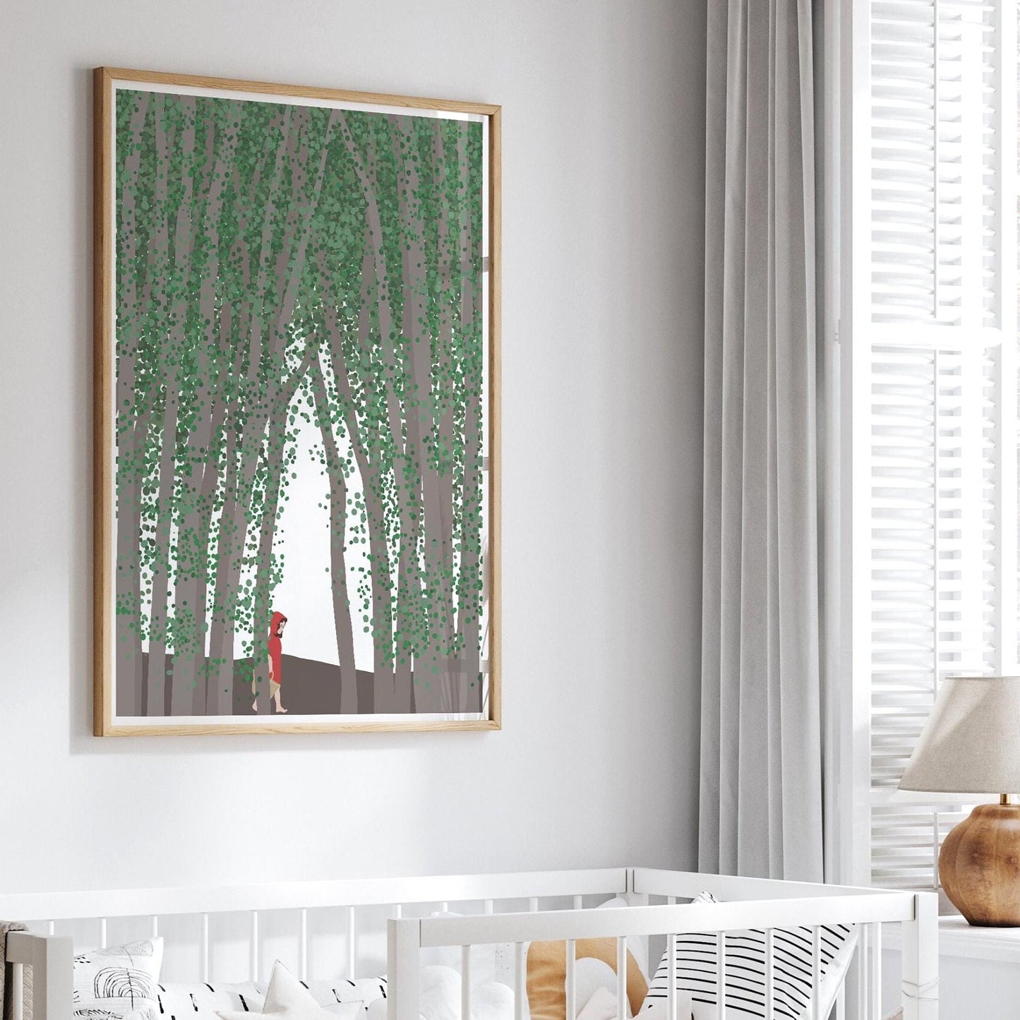 Little Red Riding Hood Art Print - Unframed or Framed - 200713