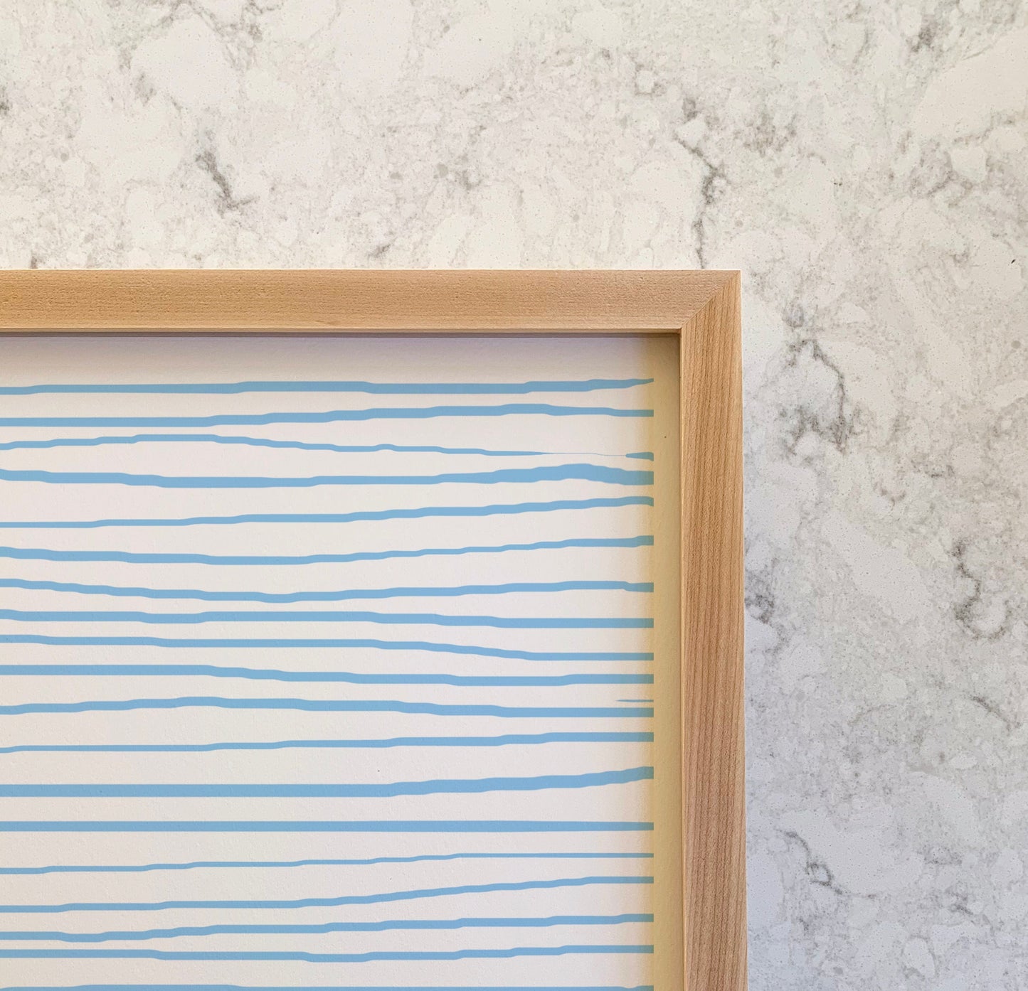 Striped Berkeley Hills Abstract Art Print - Unframed or Framed - 121104