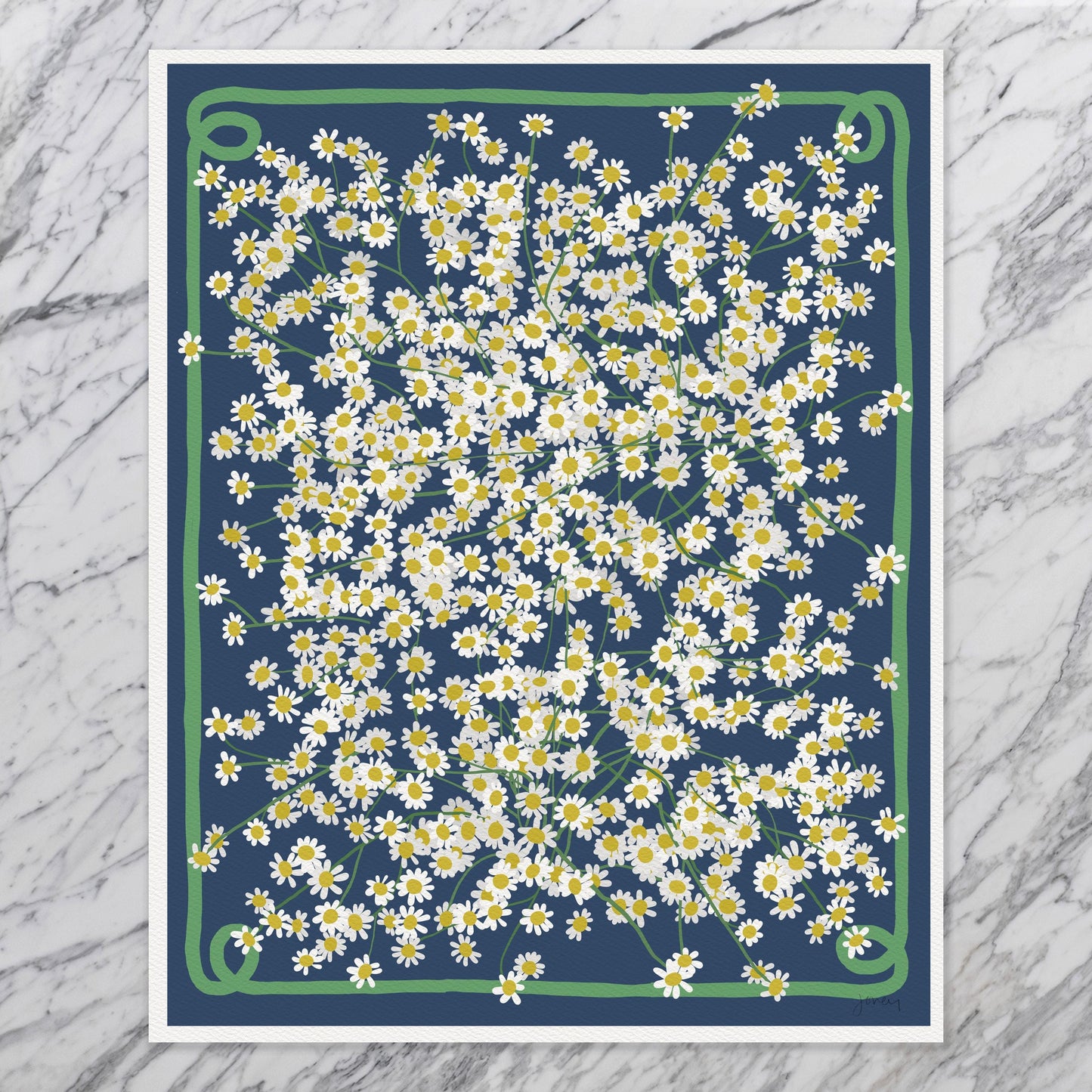 Chamomile Field Art Print - Unframed or Framed - 250921