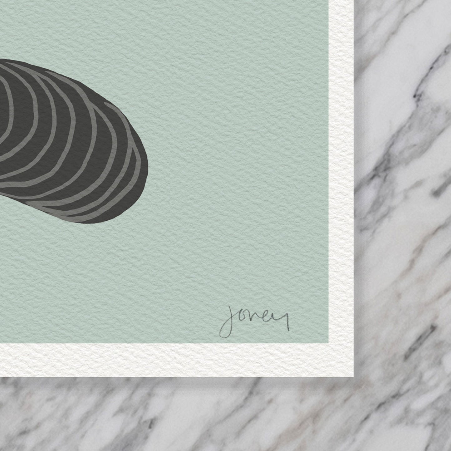 Mussels Art Print - Unframed or Framed - 121022