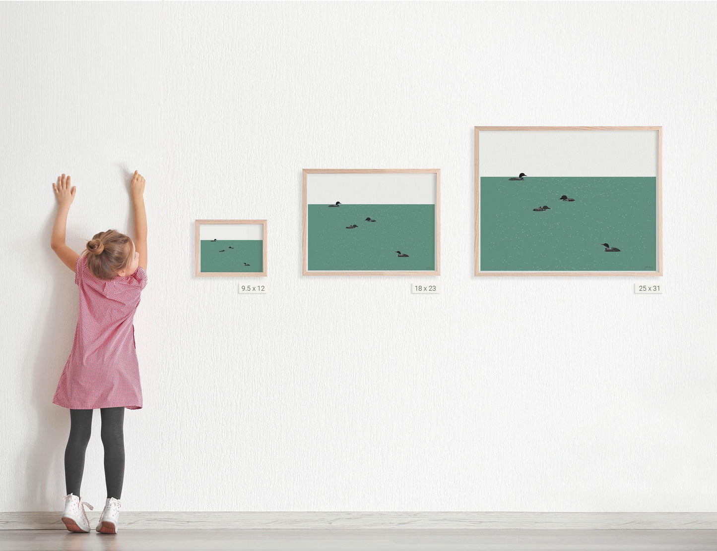 Loon Family Art Print - Unframed or Framed - 241027