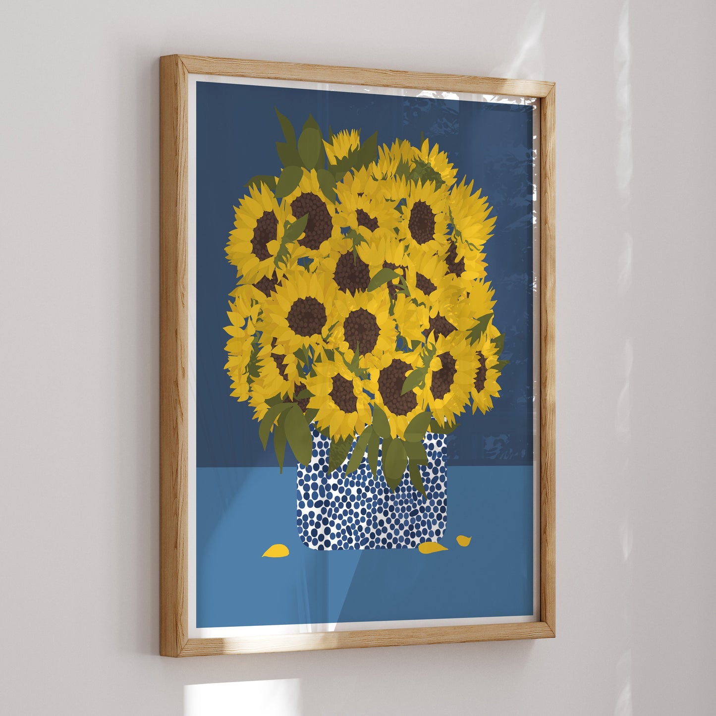 Sunflowers Still Life Art Print - Unframed or Framed - 231008