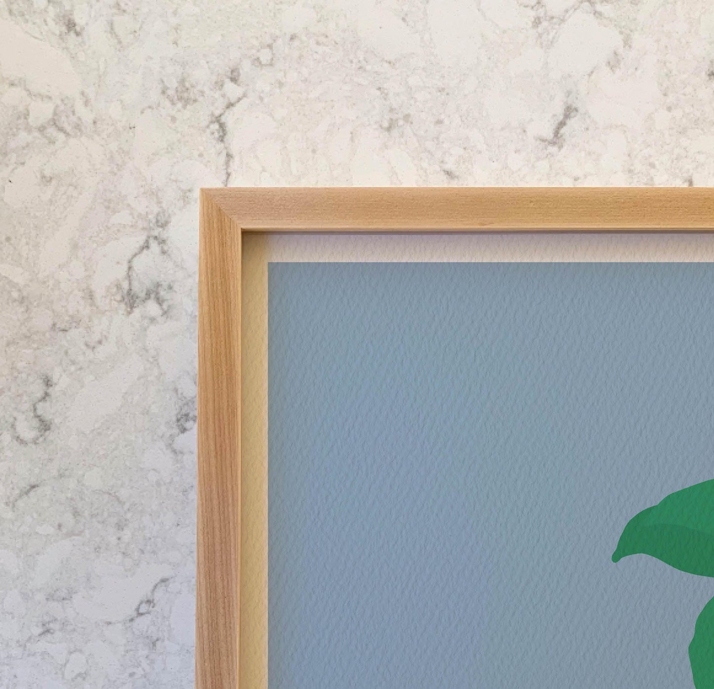 Magnolia Leaves Abstract Still Life Art Print - Unframed or Framed - 250205