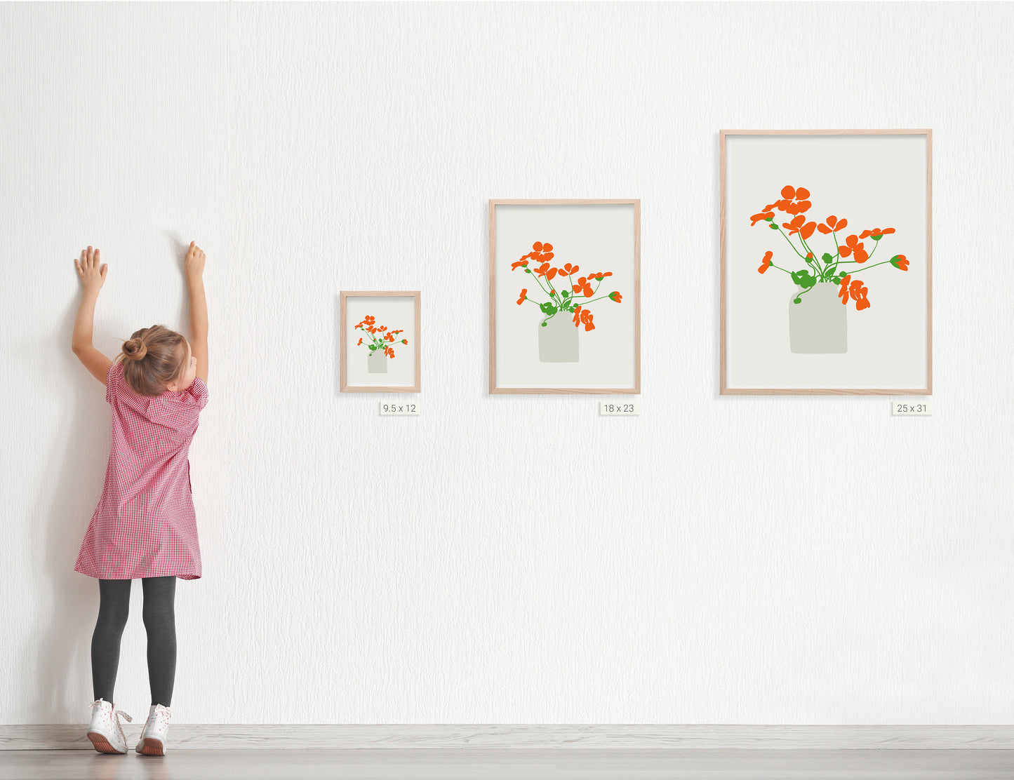 Nasturtiums Art Print - Unframed or Framed - 120926