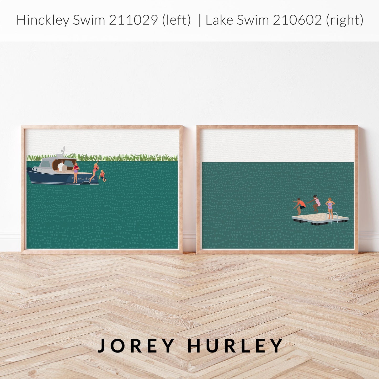 Hinckley Picnic Boat Swim - Unframed or Framed - 211029