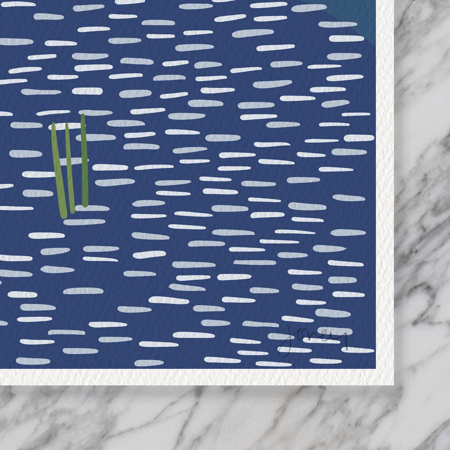 Heron Art Print – Signed Minimalist Coastal Wall Art - 251020