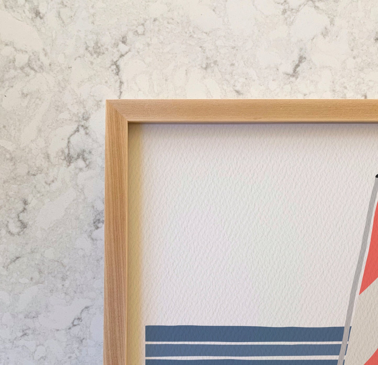 Sunfish Sailboat Art Print - Unframed or Framed - 230729