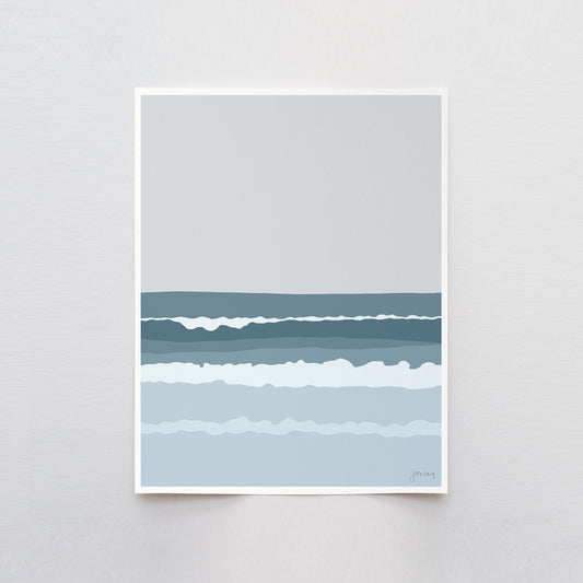 Ocean Waves Art Print - UnFramed or Framed - 130725P