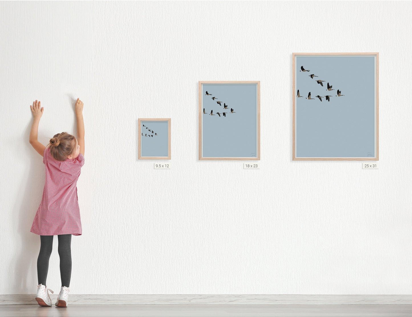 Migrating Geese Art Print - Unframed or Framed - 160102